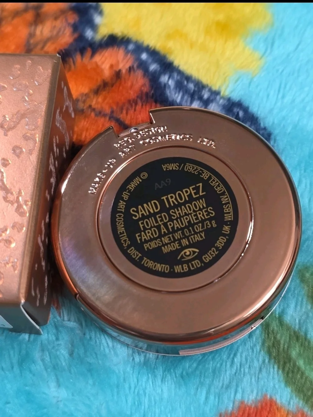 Mac Foilled Eyeshadow Sand Tropez NIB